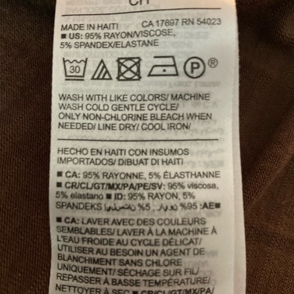 OLD NAVY Espresso Bark, Long Sleeve Luxe Tunic T-Shirt (S) - Picture 9 of 10